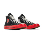 Comme des Garçons Play x Converse Chuck 70 High 'Black Red'