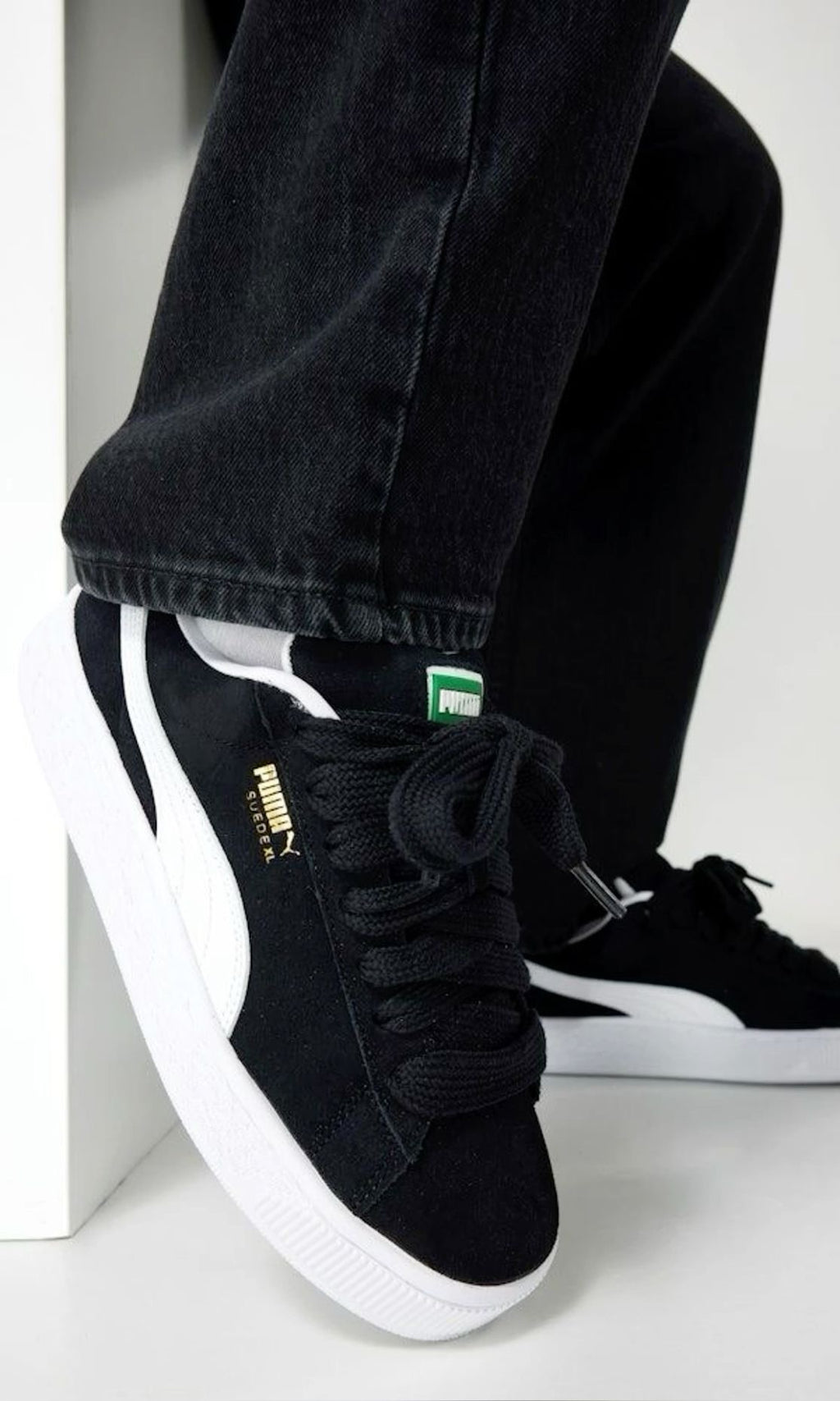 Puma Suede XL 'Black White'