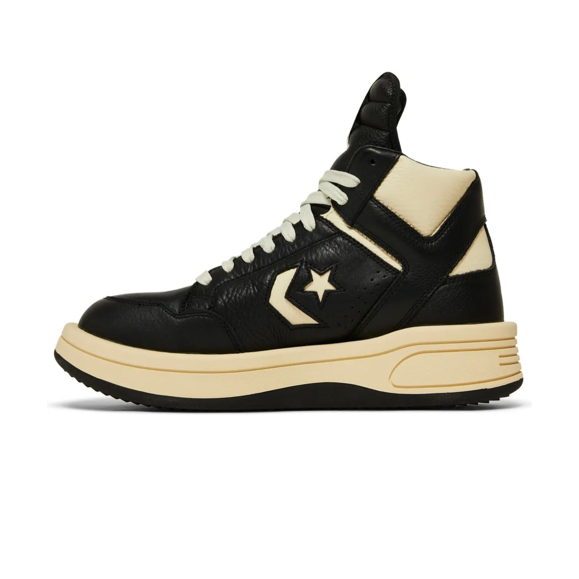 Rick Owens x Converse DRKSHDW TURBOWPN Mid 'Black Cloud Cream'