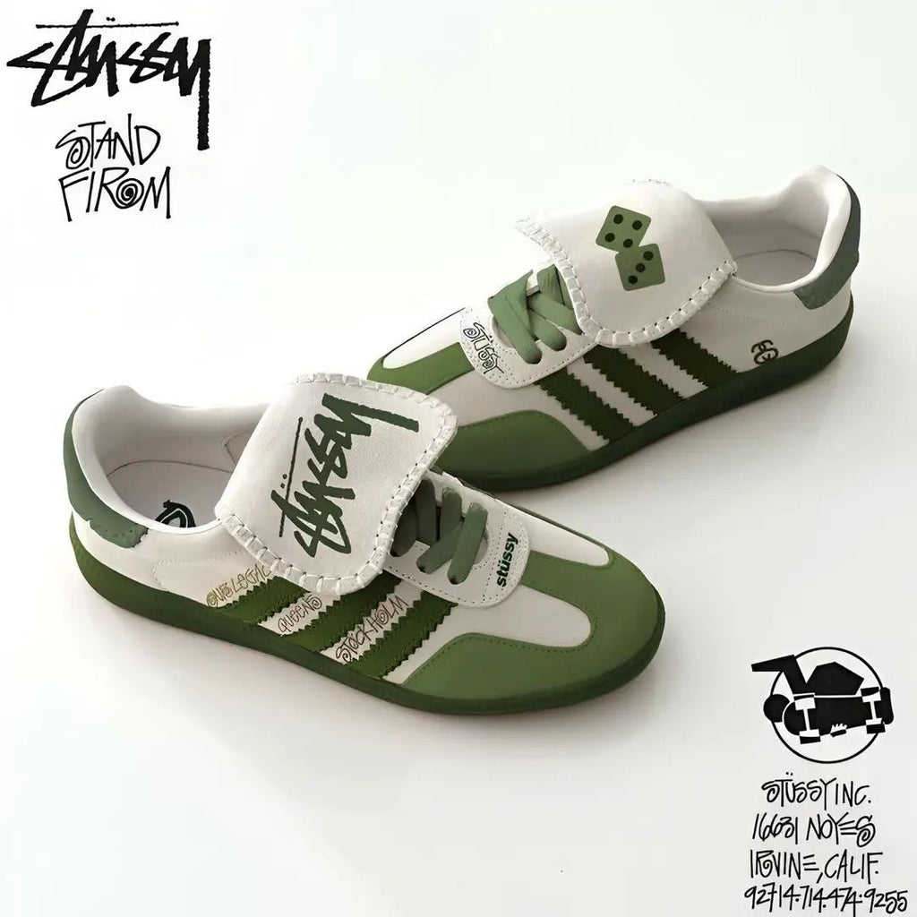 Adidas x Stüssy Samba ‘White Green’