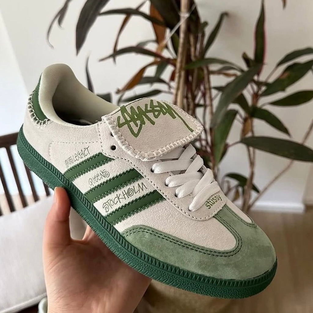 Adidas x Stüssy Samba ‘White Green’
